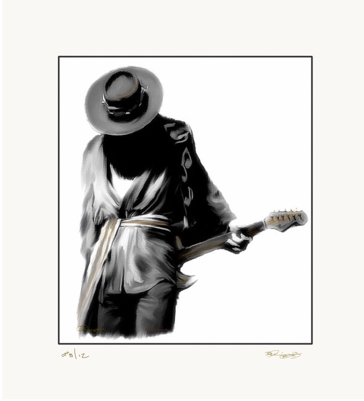 Stevie Ray Vaughan, Shadowing Soul, XIV  (Lithographs)