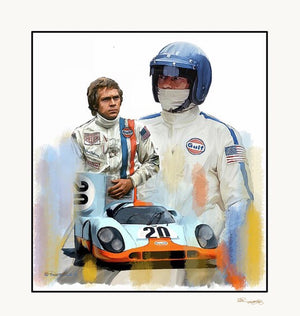 Steve McQueen-McQueen's Passion La Mans (Lithographs)