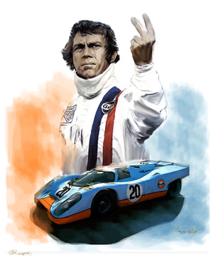 Steve McQueen-La Mans (Lithographs)
