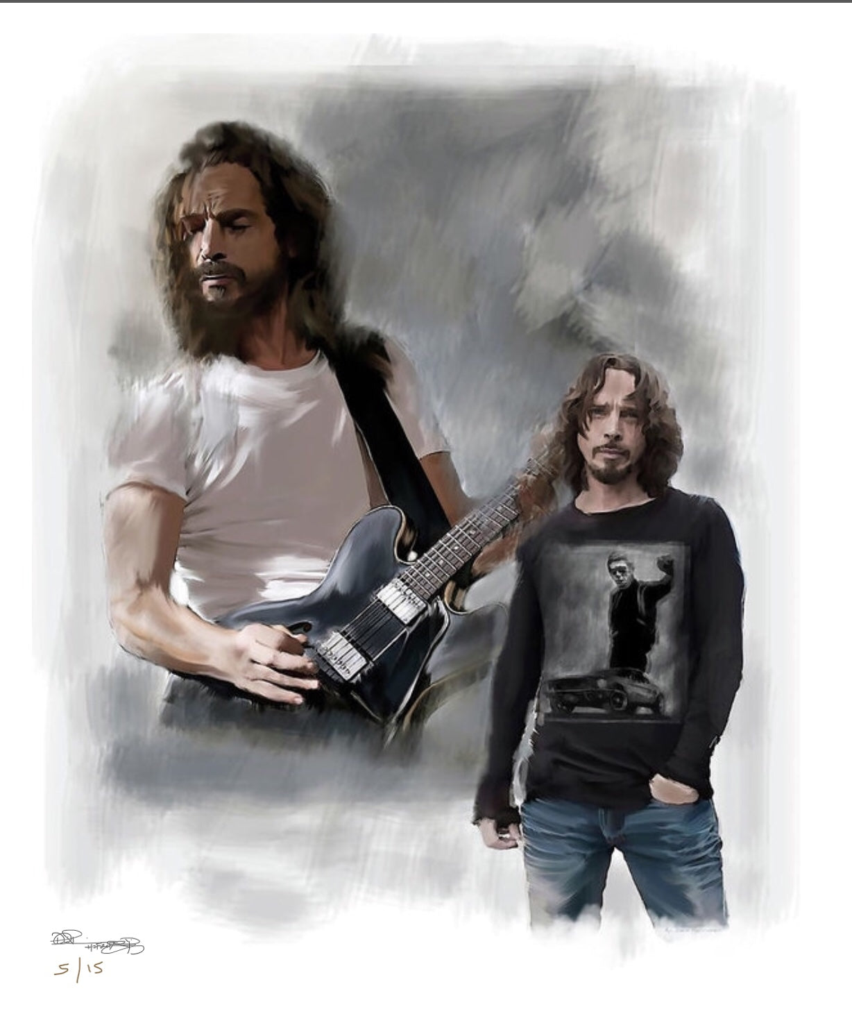 Chris Cornell-Remembering (Lithographs)