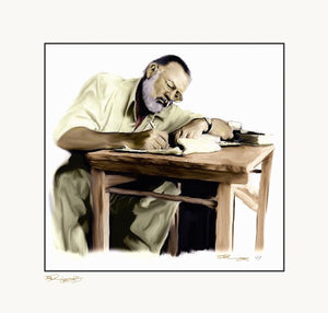 Ernest Hemingway, The Writer (Lithographs)